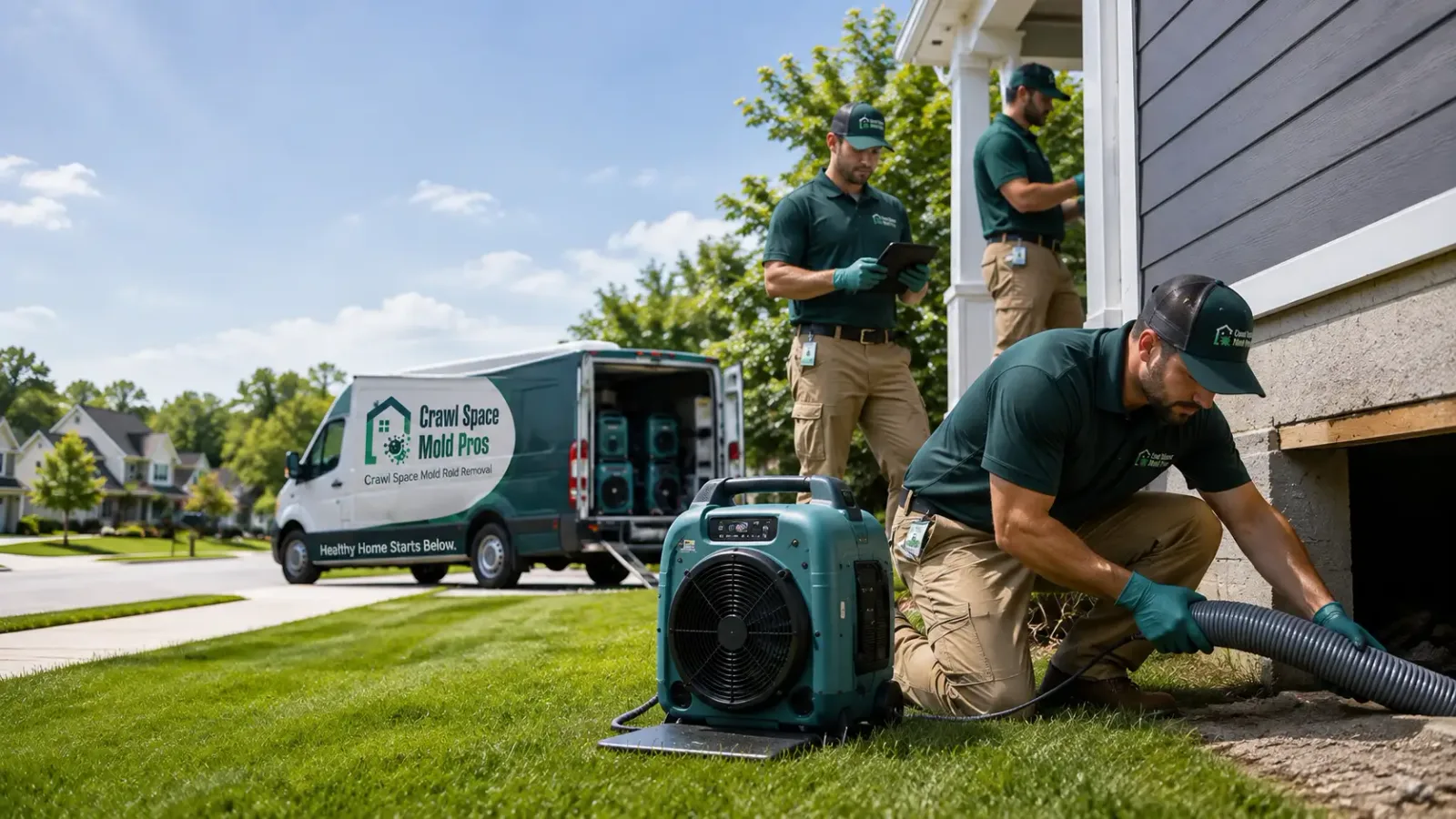 Crawl Space Mold Removal in Pocono Summit, PA